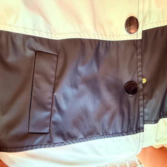 Women’s KATE SPADE Colorblock trench coat rain jacket- Size XL - Picture 11 of 11